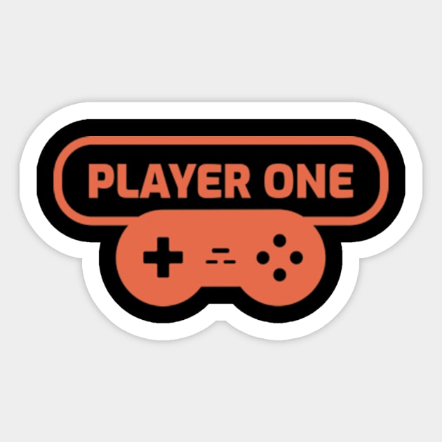 Player One Sticker by MythicArtology